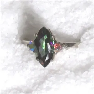 Mystic Topaz Fashion Ring Size 7