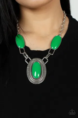 Necklaces Count to TENACIOUS - Green N408