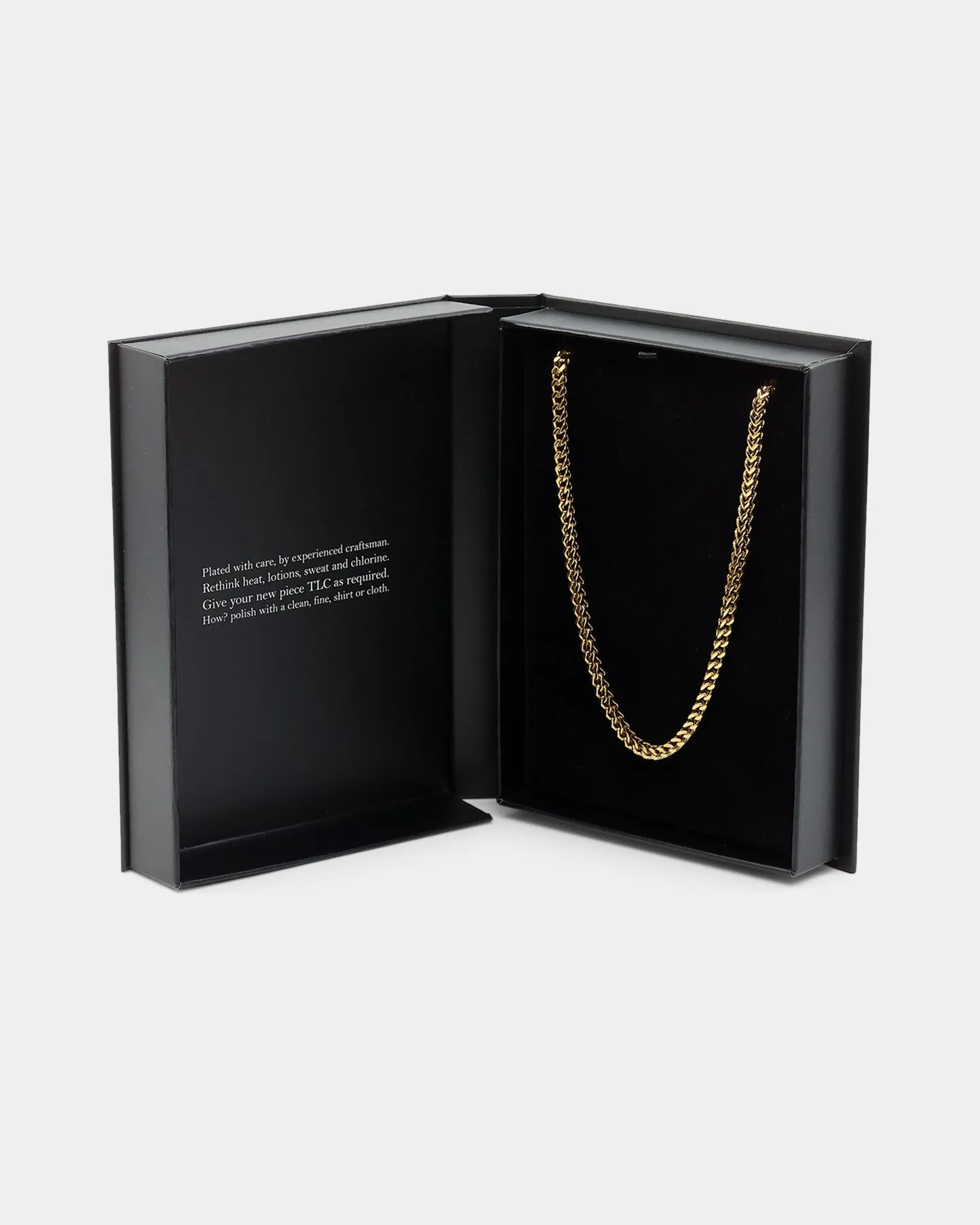 NXS 4mm Franco Necklace Gold