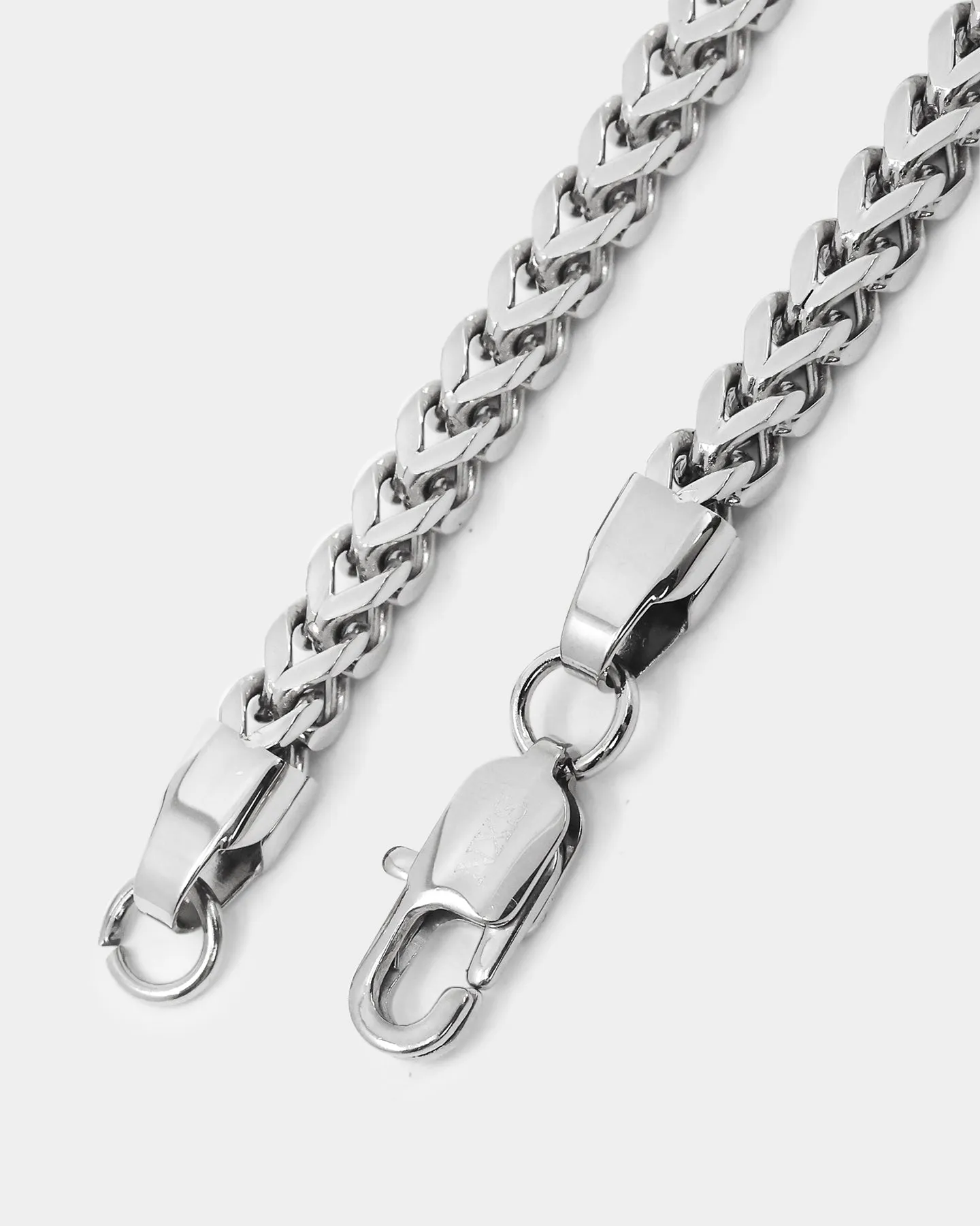 NXS 4mm Franco Necklace White Gold