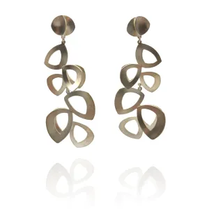 Open Vine Earrings - Silver