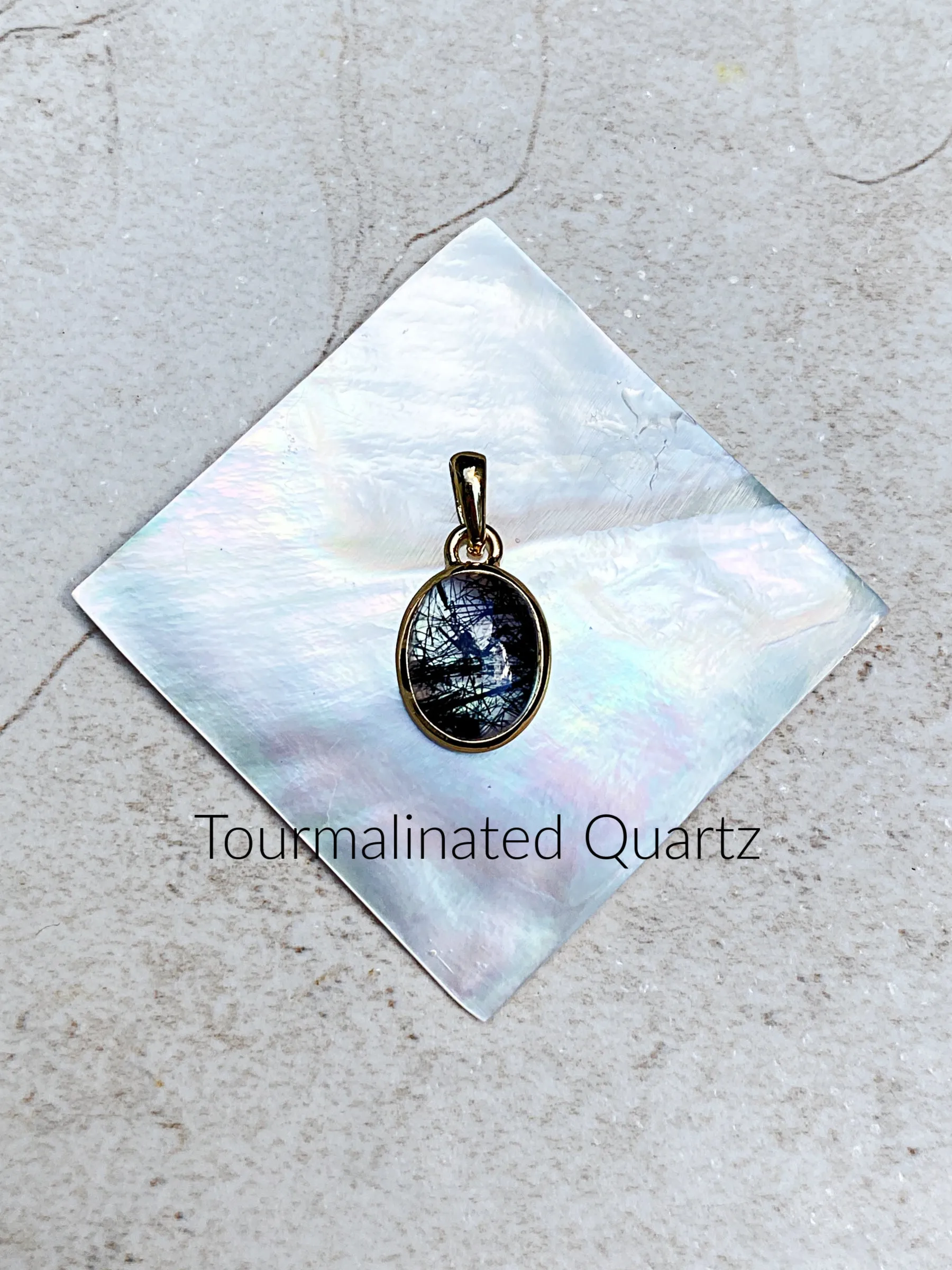 Oval Gemstone Cabochon Pendants