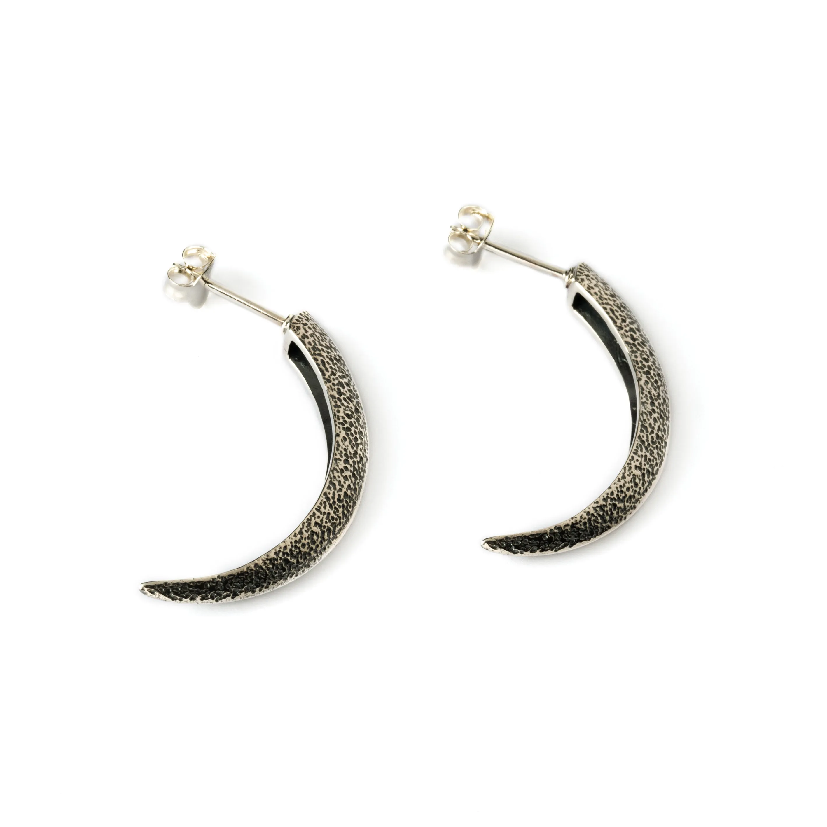 Oxidised Talon Earrings