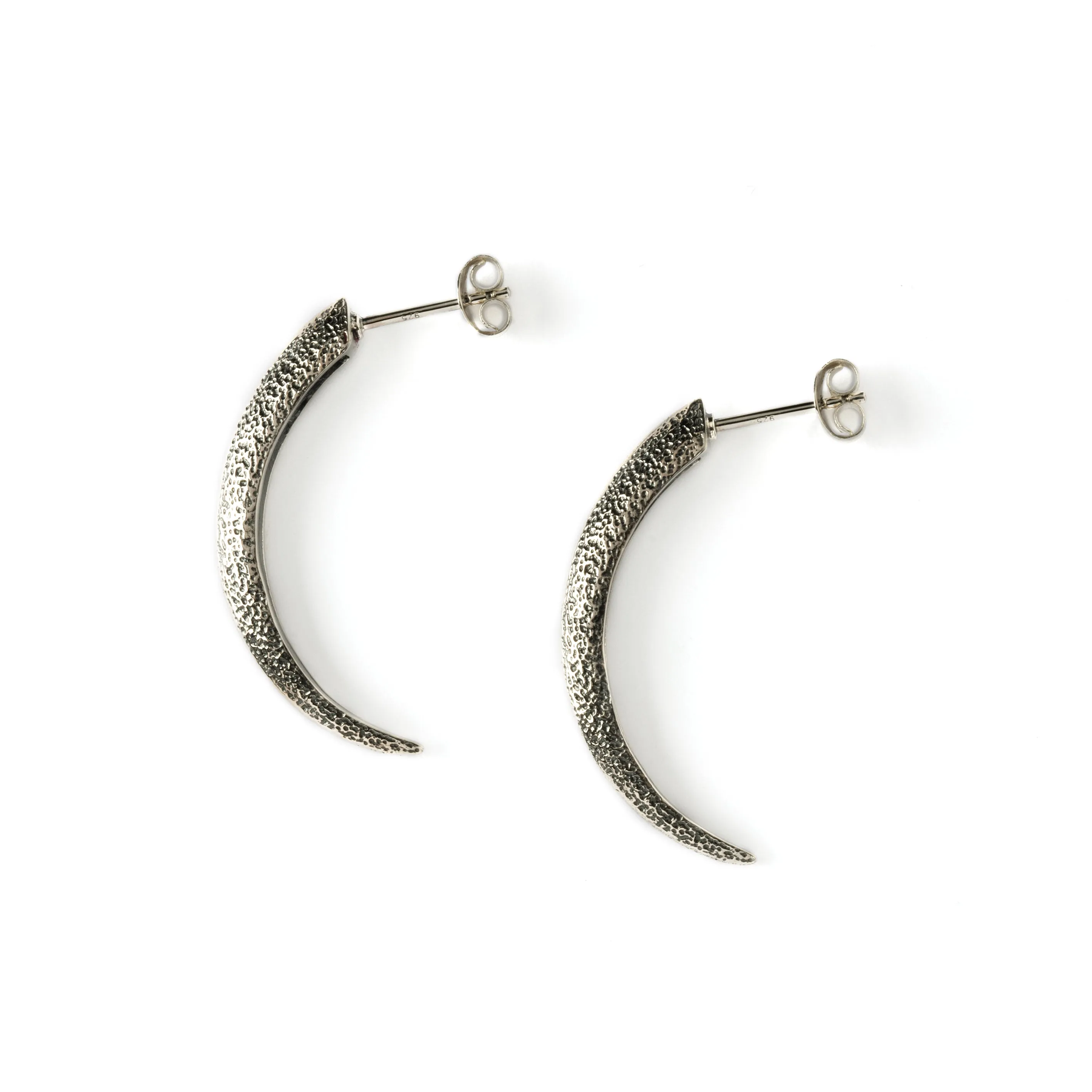 Oxidised Talon Earrings