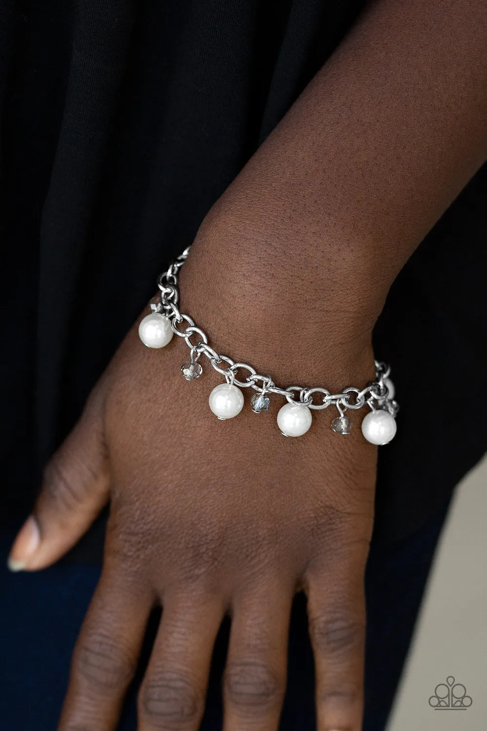 Paparazzi Bracelet ~ Country Club Chic - White