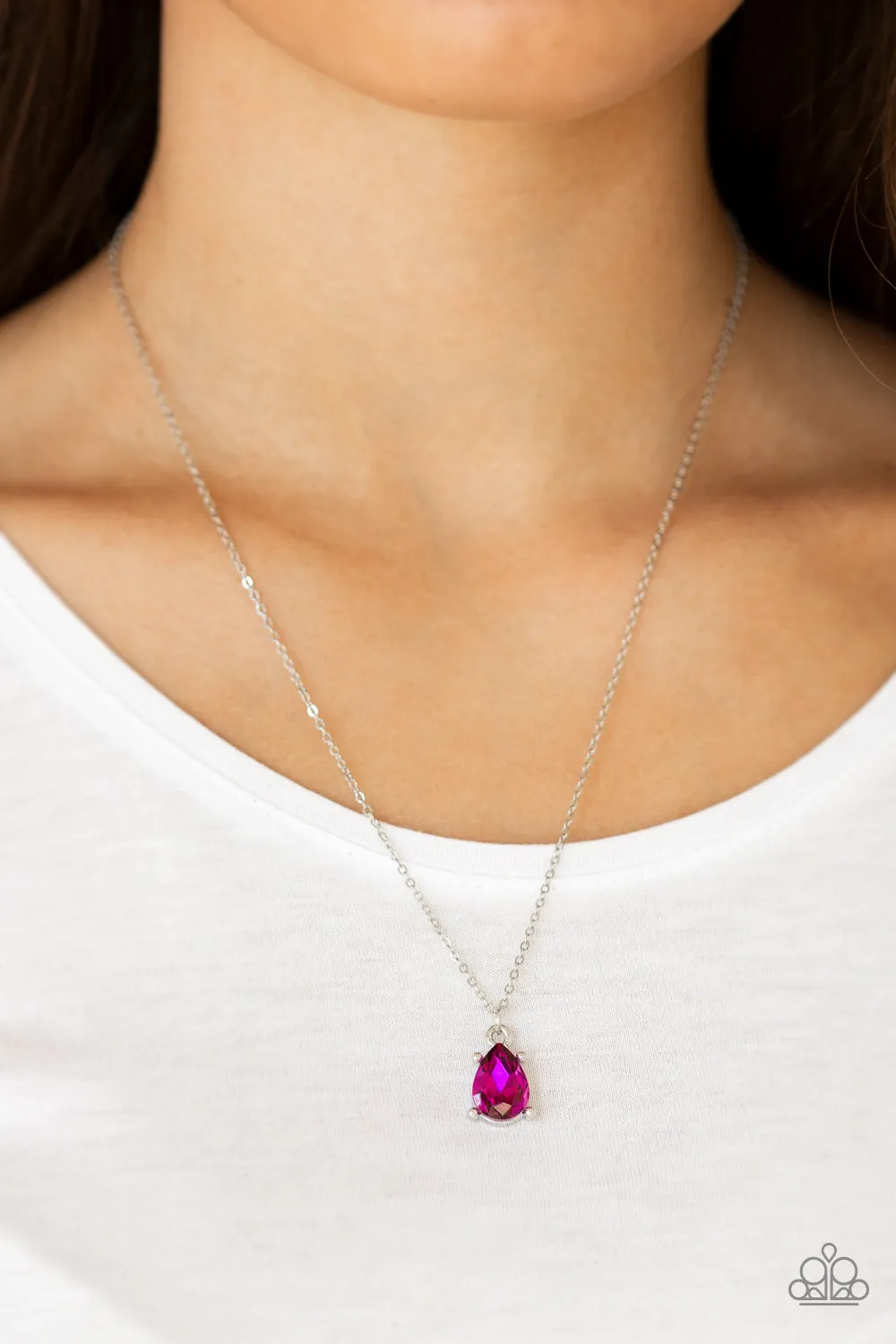 Paparazzi Classy Classicist - Pink Necklace