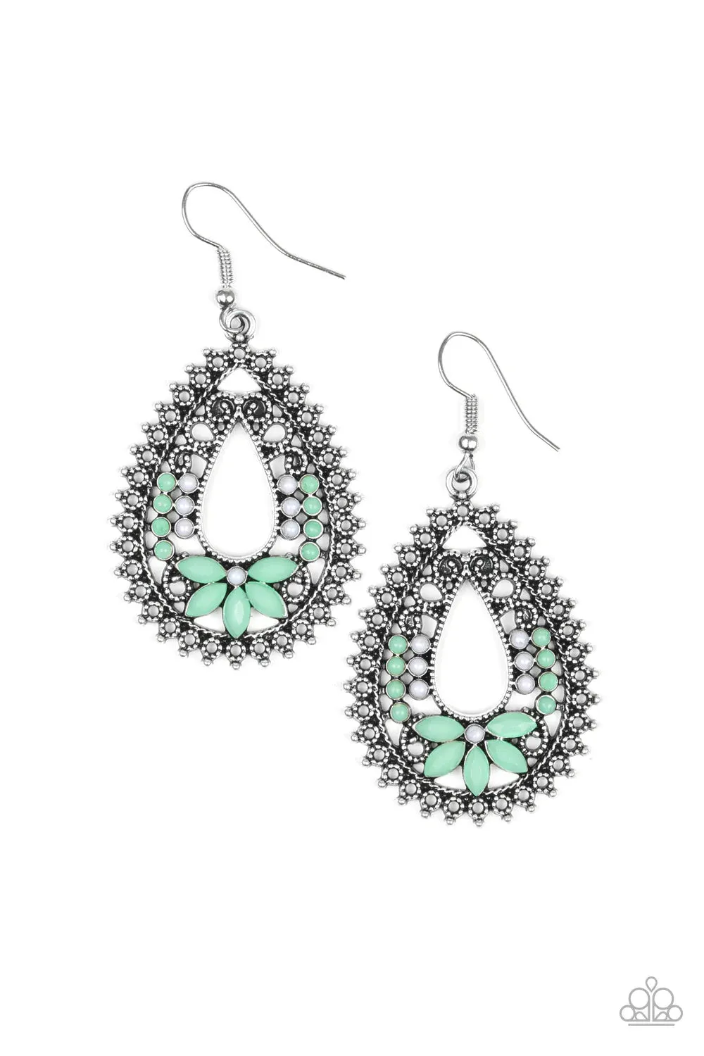 Paparazzi Earring ~ Atta-GALA - Green