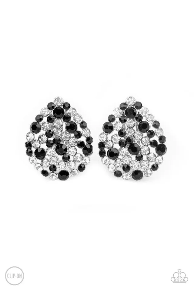 Paparazzi Earring ~ Elite League - Black