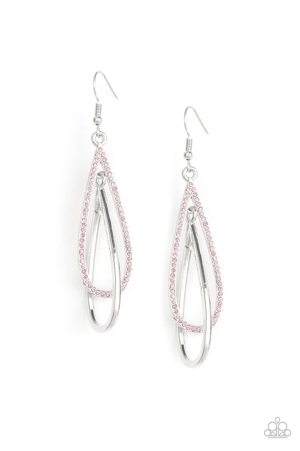 Paparazzi Earring ~ Spotlight Splendor - Pink