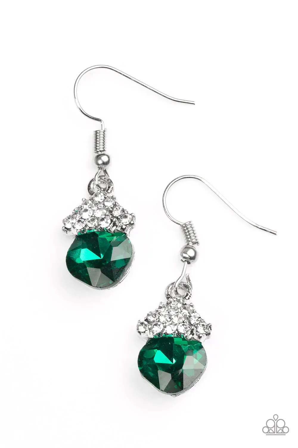 Paparazzi Earring ~ The Show Must GLOW On! - Green