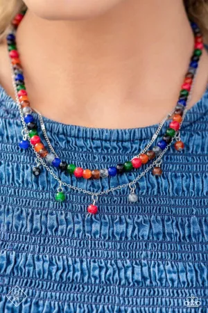 Paparazzi Necklace ~ BEAD All About It - Red