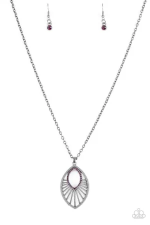 Paparazzi Necklace ~ Court Couture - Purple