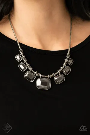 Paparazzi Necklace Fashion Fix March 2021 ~ Urban Extravagance - Silver