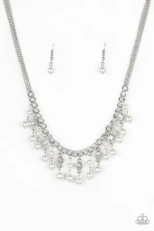 Paparazzi Necklace ~ Regal Refinement - White