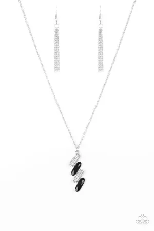 Paparazzi Necklace ~ Regal Renegade - Black