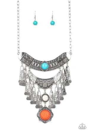 Paparazzi Necklace ~ Sahara Royal - Multi