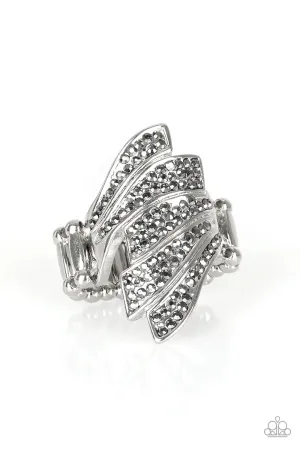 Paparazzi Ring ~ Majestically Monte Carlo - Silver