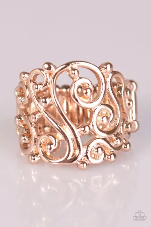 Paparazzi Ring ~ REGAL Advice - Rose Gold