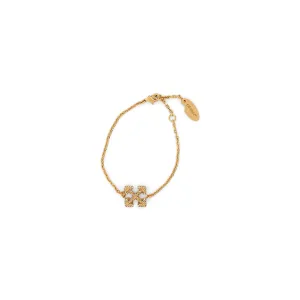 Pave Arrow Bracelet in Gold