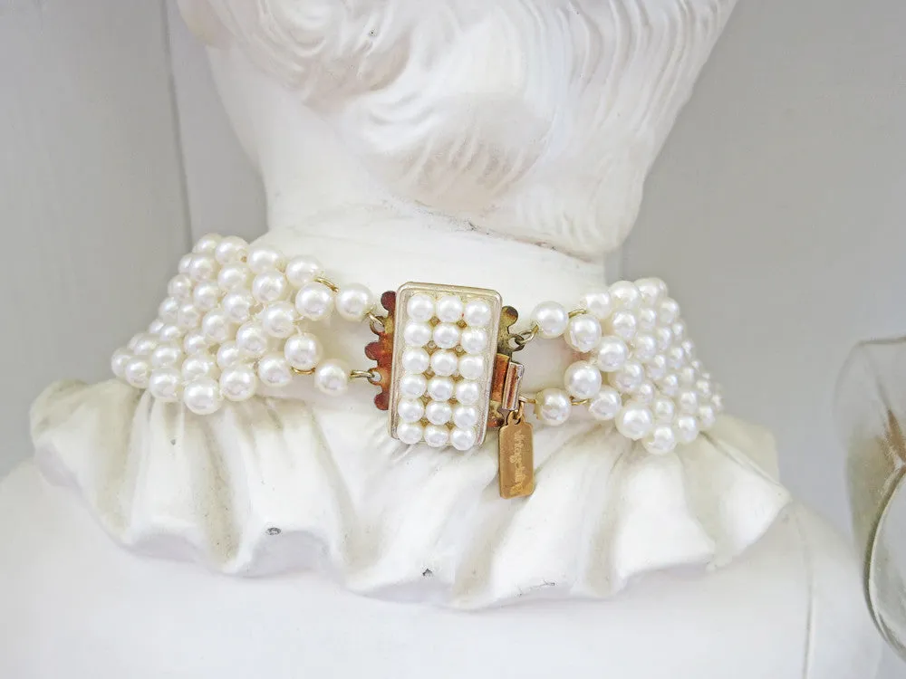 Pearl & Cameo Choker