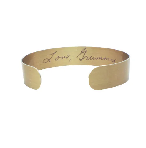 Personalized Handwriting Signature Bracelet