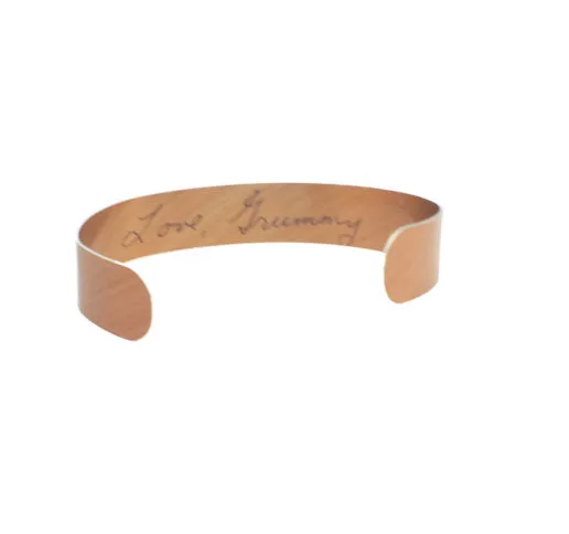 Personalized Handwriting Signature Bracelet