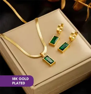 Regal Green Jewellery set