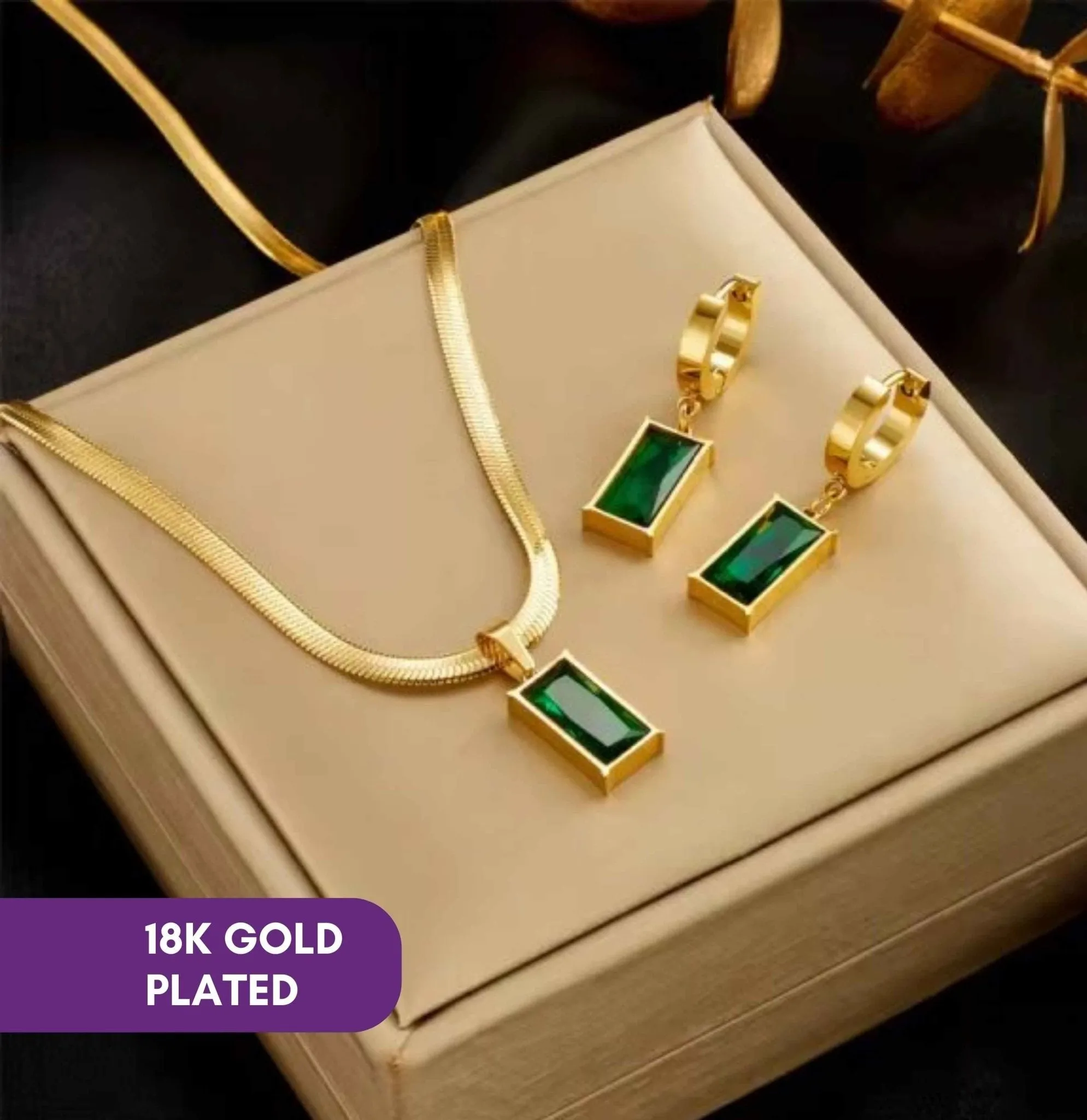 Regal Green Jewellery set