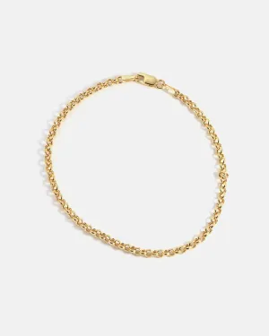 Rolo Bracelet in Yellow Gold