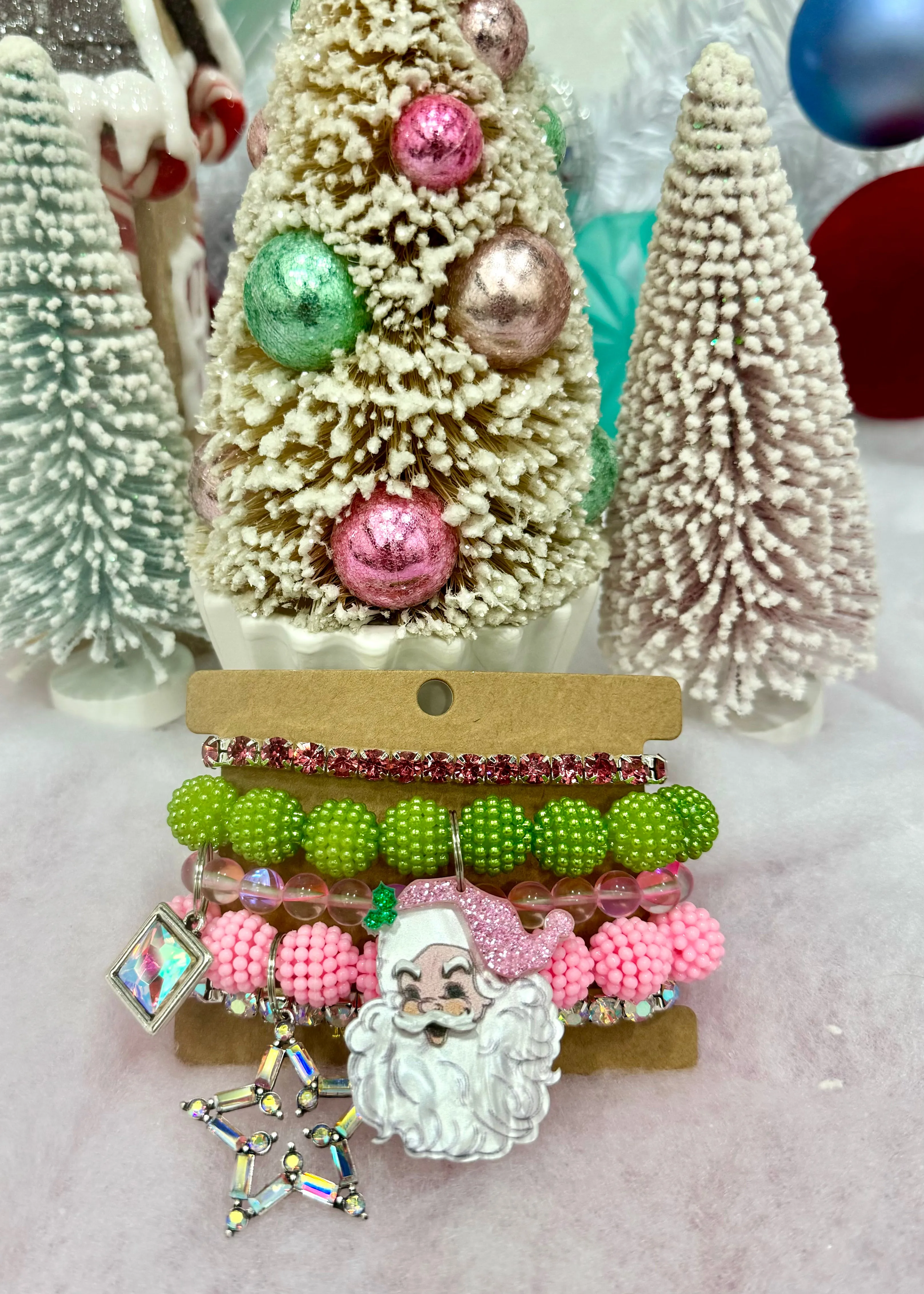 Santa's Chic List Bracelet Set