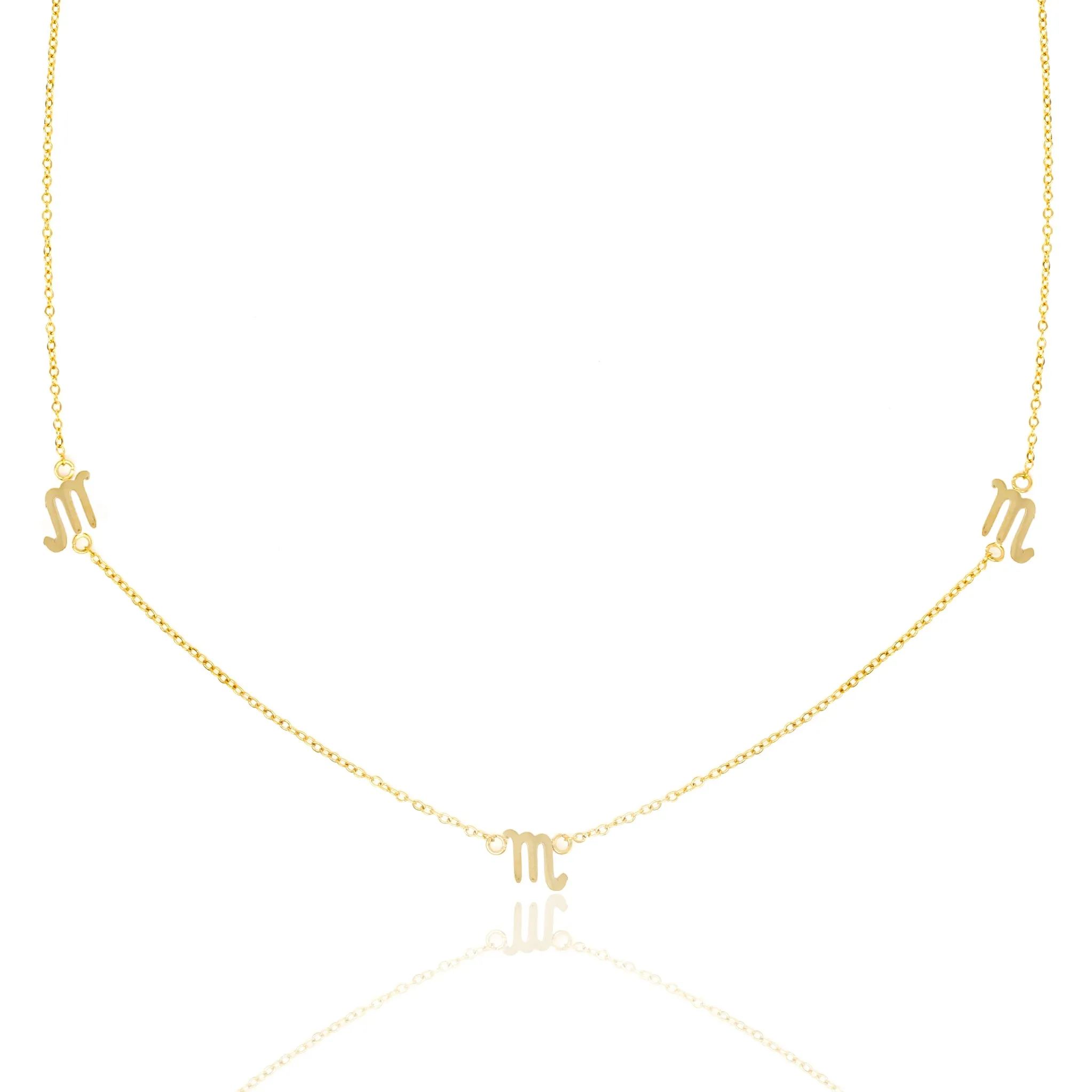 Scorpio Necklace - Yellow Gold