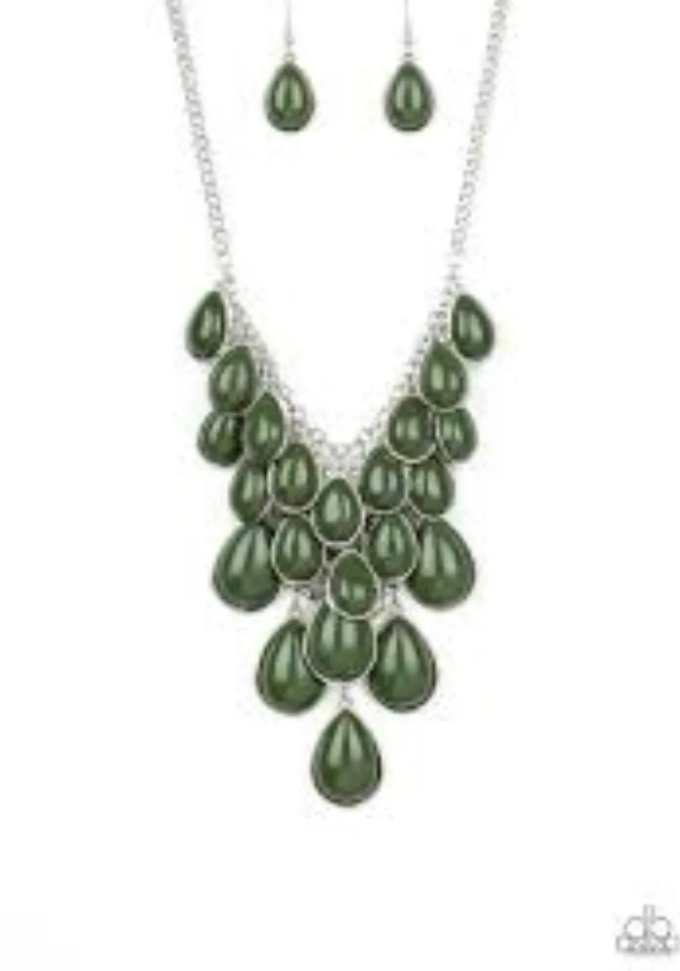 Shop TIL You TEARDROP - Green - Paparazzi Accessories