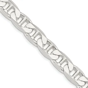 Silver Polished 9.50-mm Anchor Chain