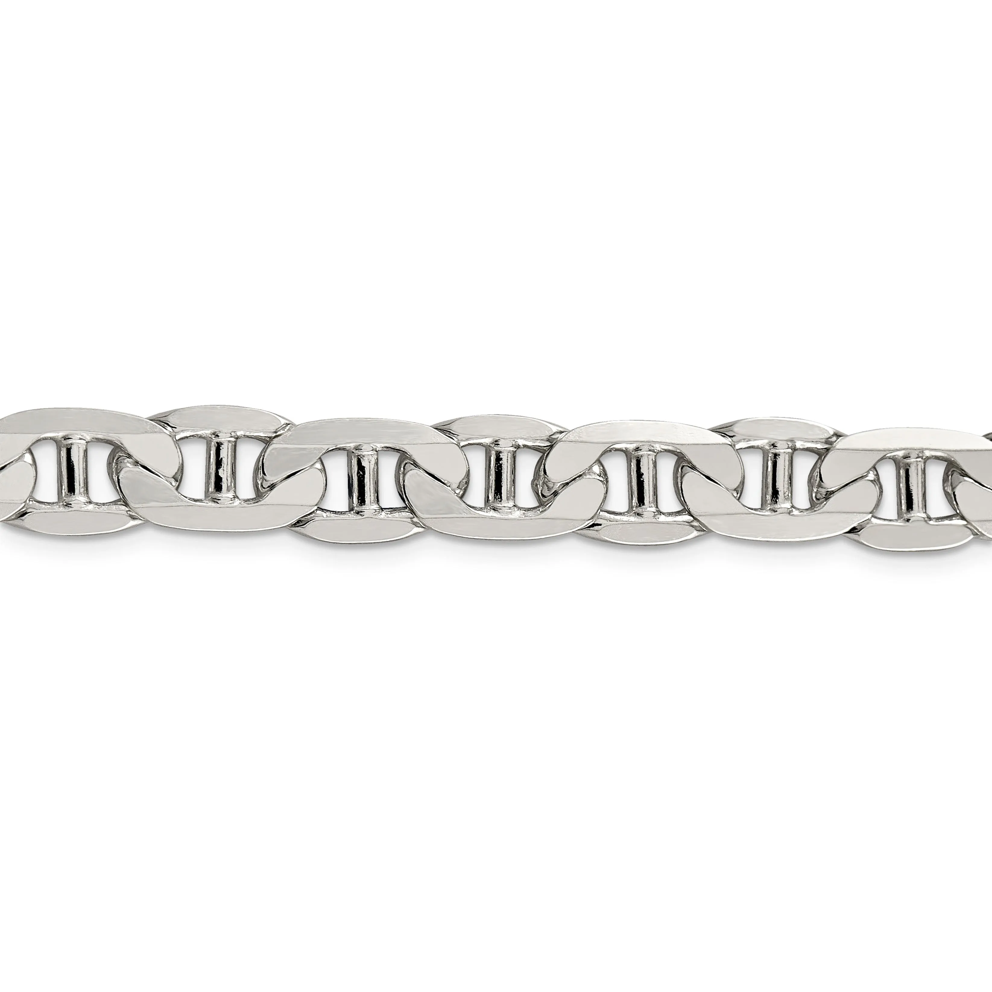 Silver Polished 9.50-mm Anchor Chain