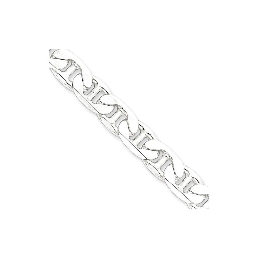 Silver Polished 9.50-mm Anchor Chain