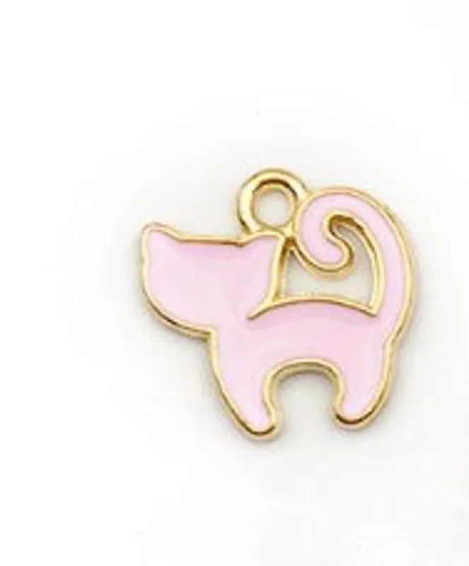 Simple Style Cat Alloy Enamel Jewelry Accessories