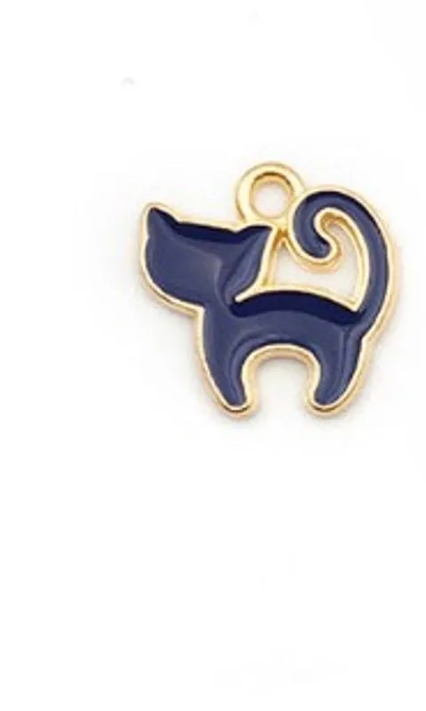 Simple Style Cat Alloy Enamel Jewelry Accessories