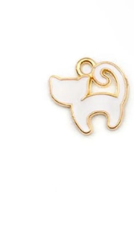 Simple Style Cat Alloy Enamel Jewelry Accessories