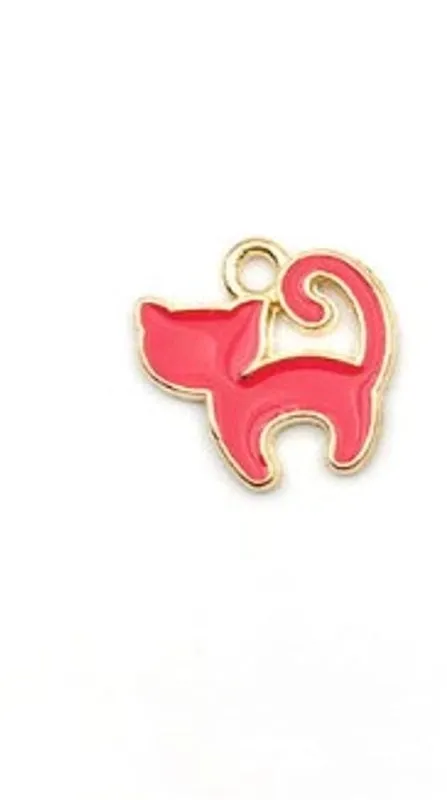 Simple Style Cat Alloy Enamel Jewelry Accessories