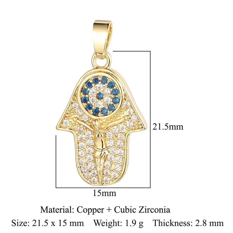 Simple Style Classic Style Sun Star Moon Copper Plating Inlay Zircon Charms Jewelry Accessories