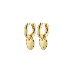 Sophia Large Gold Plated Hoops