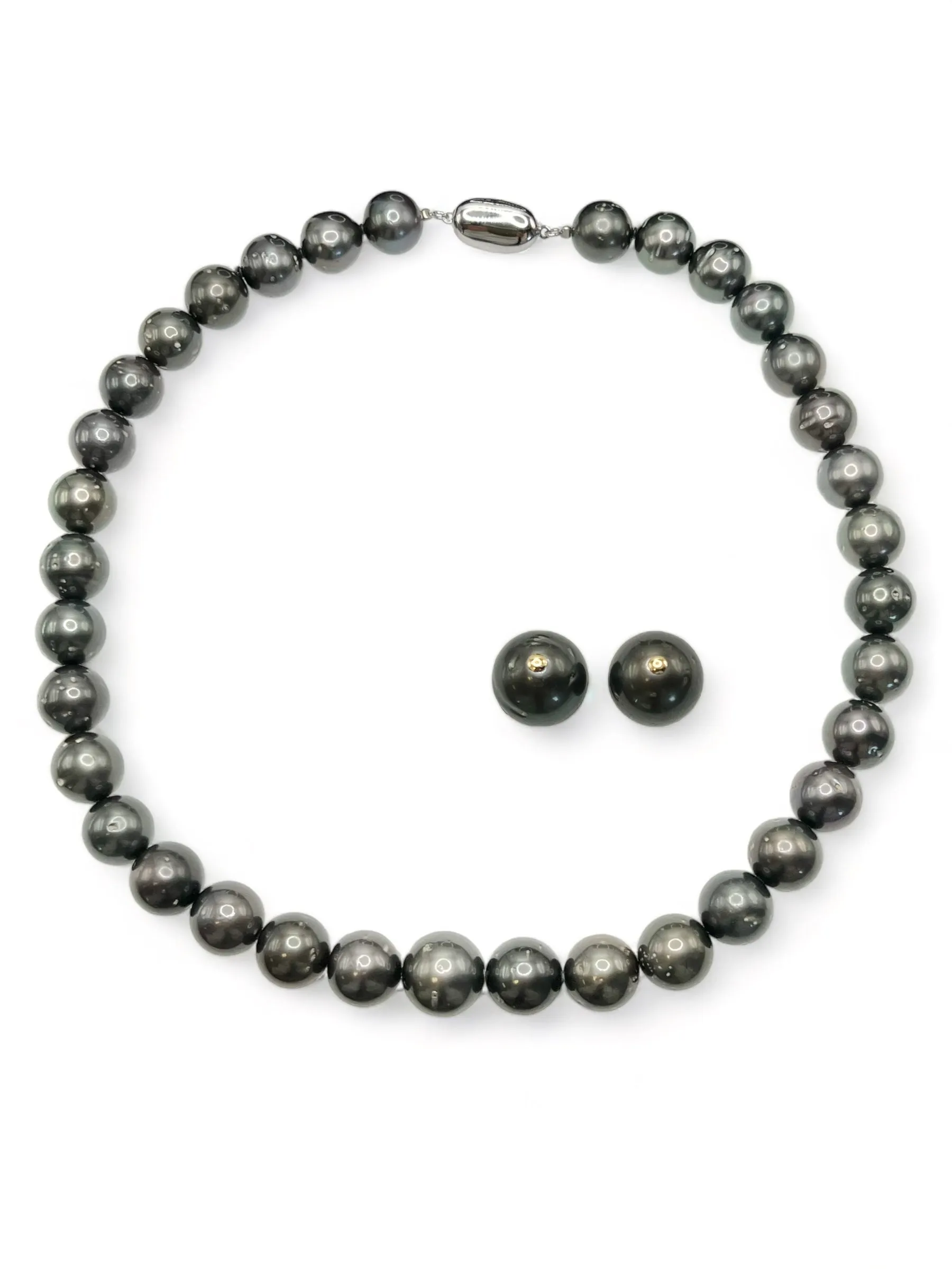 SOUTH SEA PEARL MICRON SETTING GREENISH GRAY