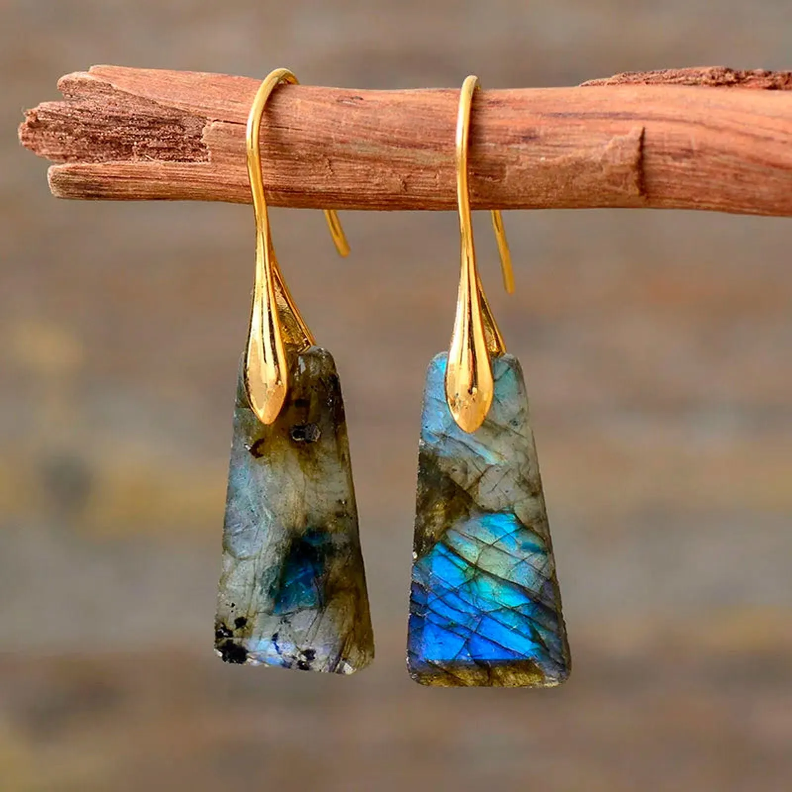 SparkleStone Labradorite Earrings