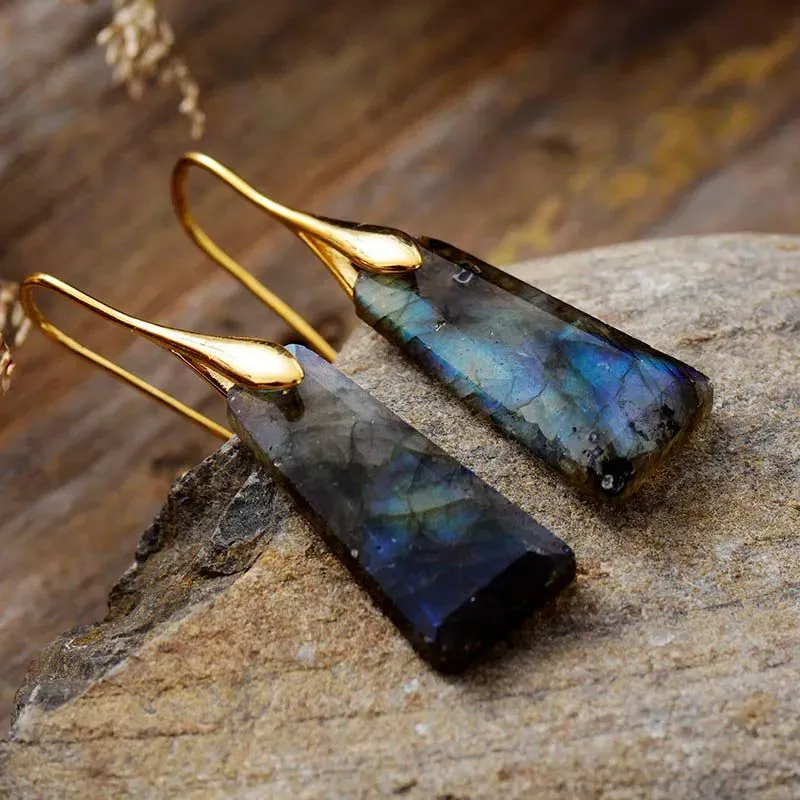 SparkleStone Labradorite Earrings