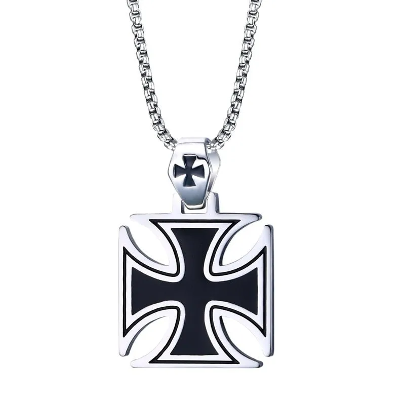 Square Cross Necklace