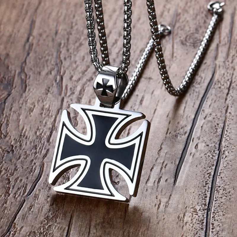 Square Cross Necklace