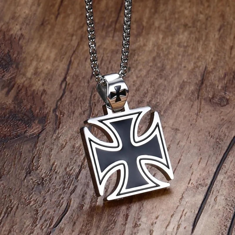 Square Cross Necklace