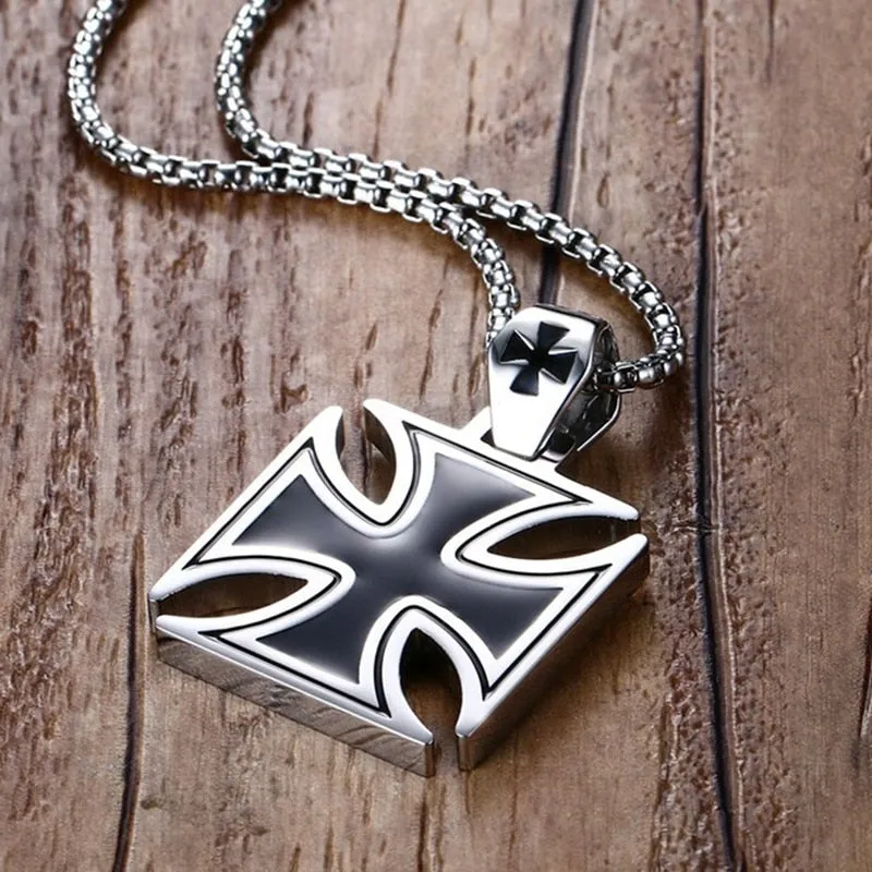 Square Cross Necklace