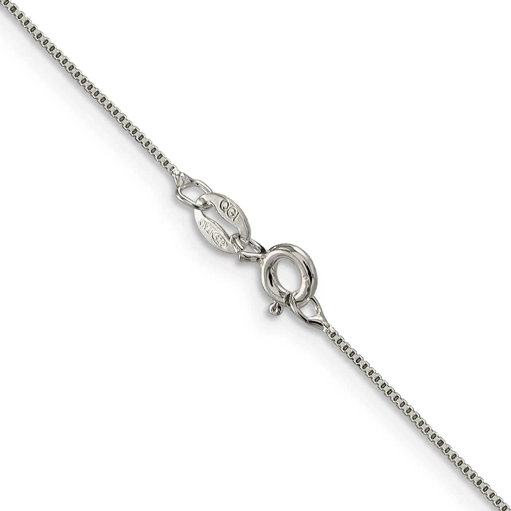 Sterling Silver Box Chain 0.6-MM Wide