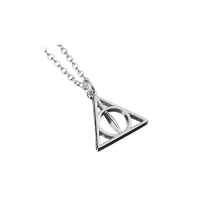 Sterling Silver Deathly Hallows Necklace